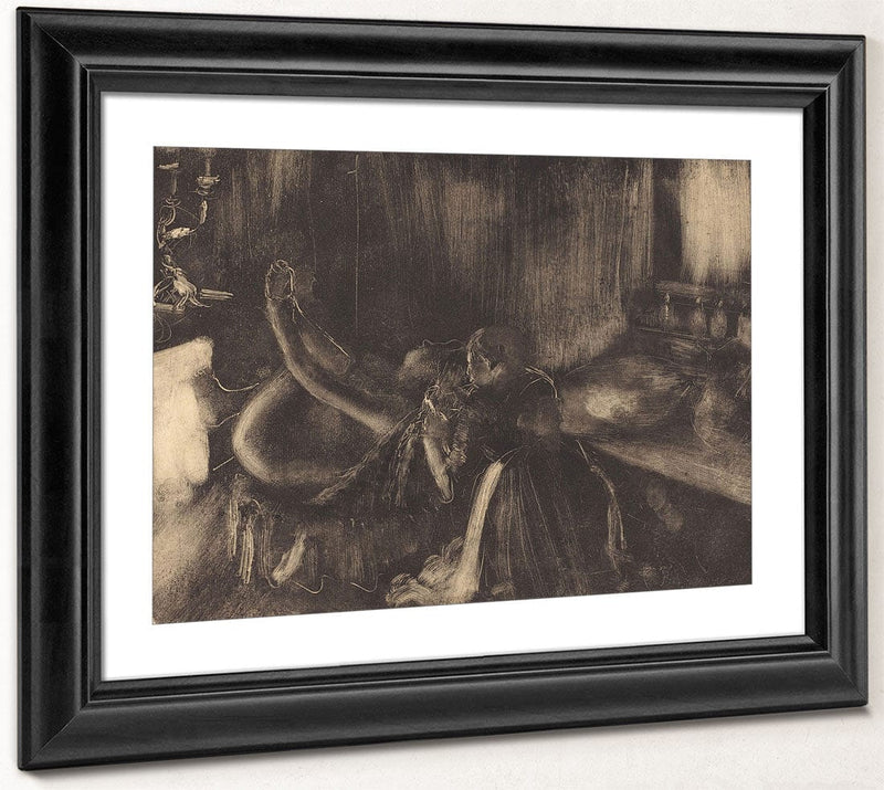 Woman By A Fireplace By Edgar Degas Fine Art Print 2