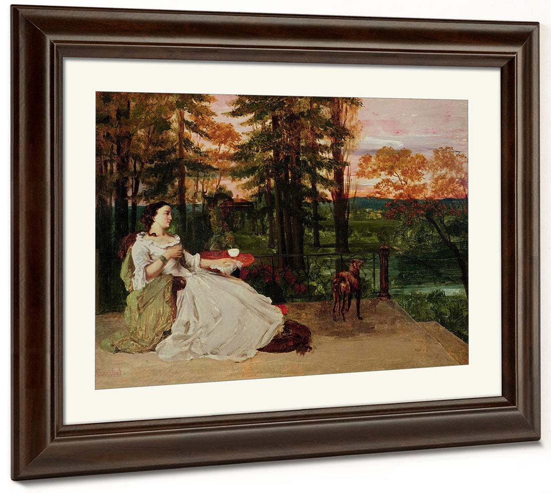 Woman Of Frankfurt By Jean Desire Gustave Courbet Fine Art Print 2