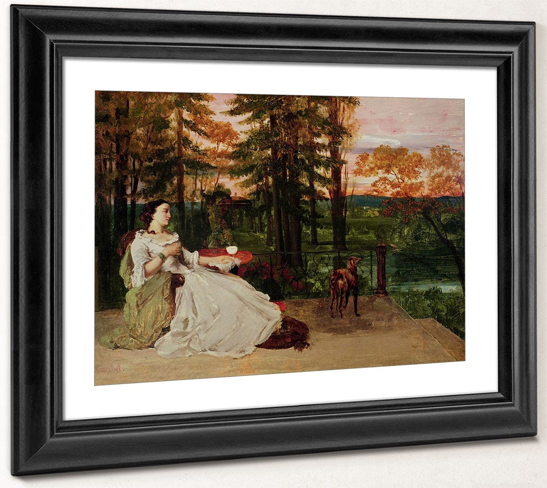 Woman Of Frankfurt By Jean Desire Gustave Courbet Fine Art Print 2