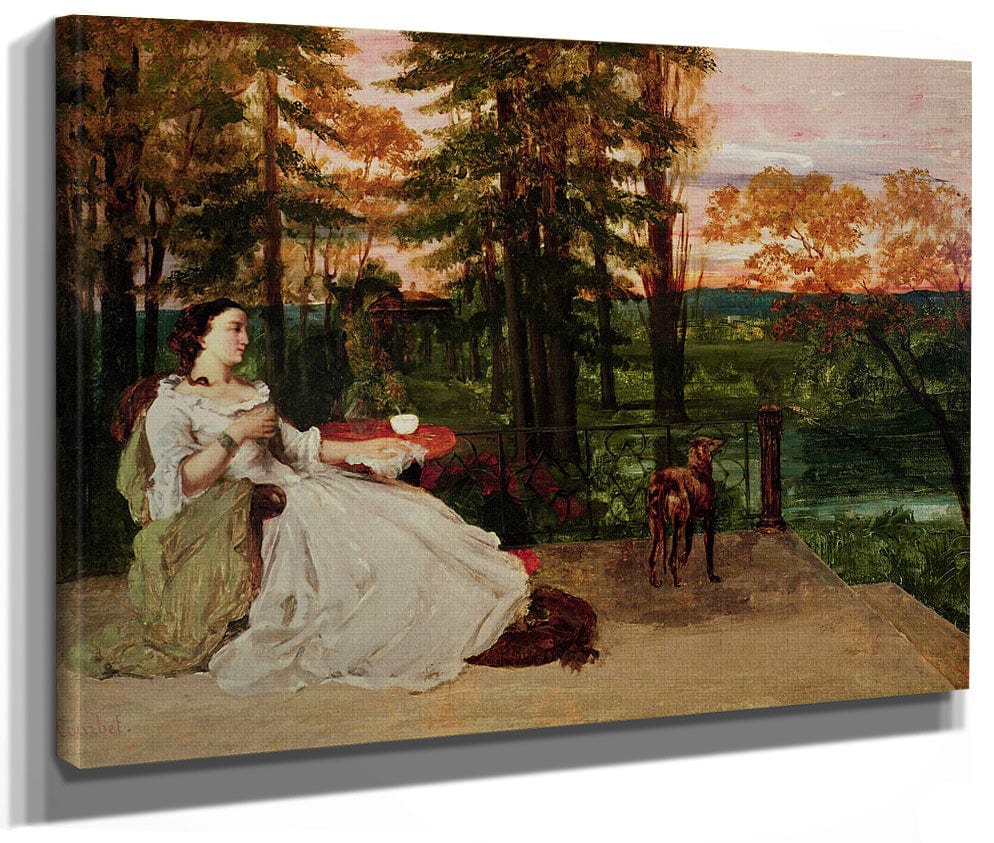 Woman Of Frankfurt By Jean Desire Gustave Courbet Fine Art Print 2