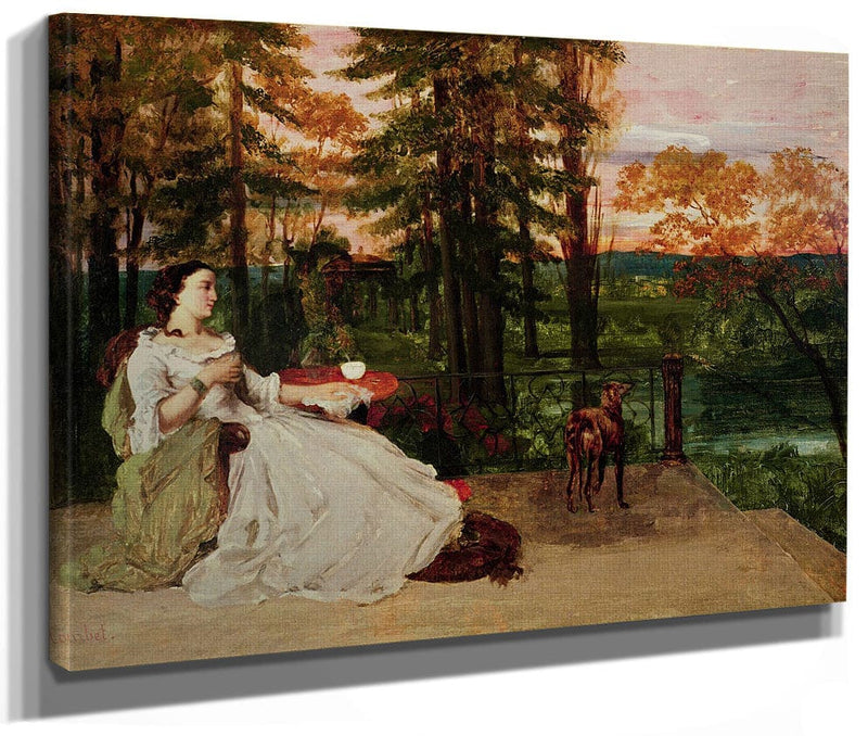 Woman Of Frankfurt By Jean Desire Gustave Courbet Fine Art Print 2