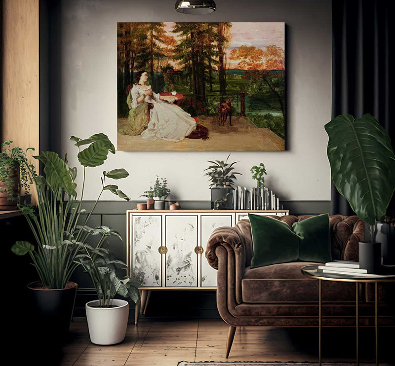 Woman Of Frankfurt By Jean Desire Gustave Courbet Fine Art Print 2