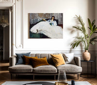 Woman With A Fan By Edouard Manet Fine Art Print 2