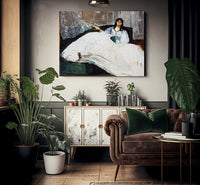 Woman With A Fan By Edouard Manet Fine Art Print 2