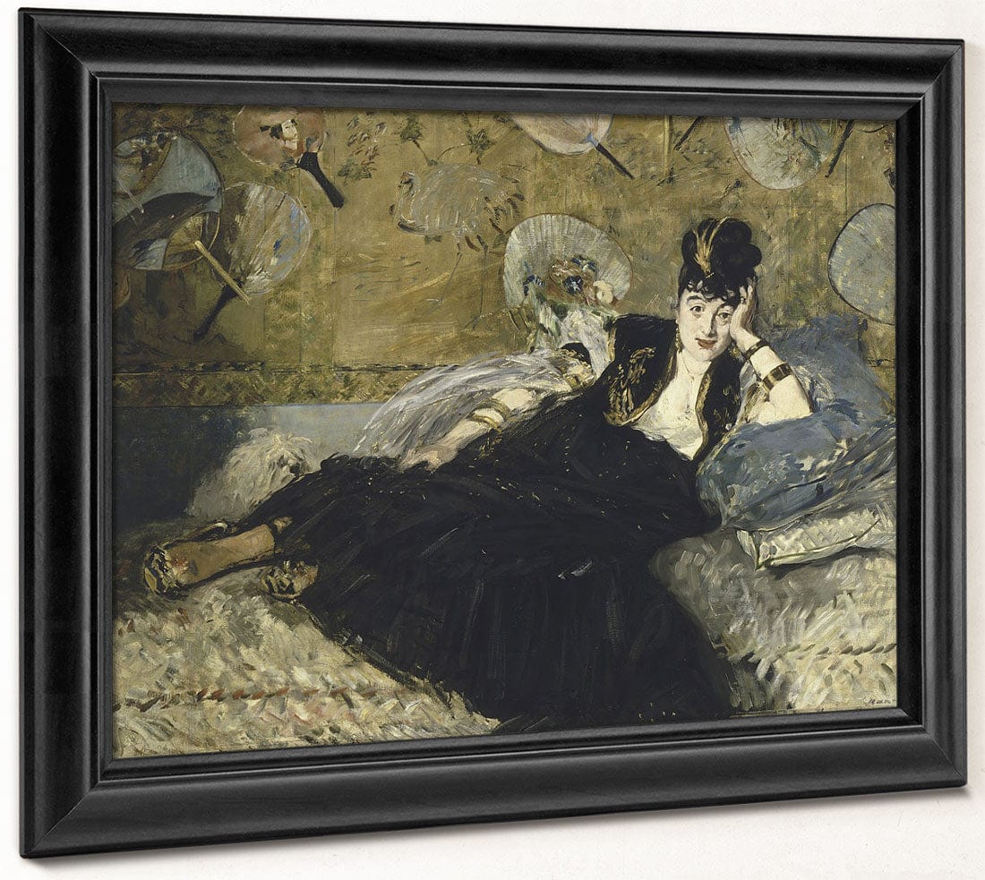 Woman With Fans By Edouard Manet Fine Art Print 2
