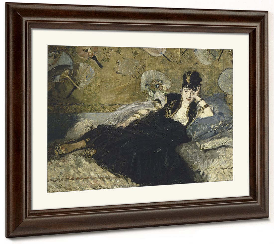 Woman With Fans By Edouard Manet Fine Art Print 2