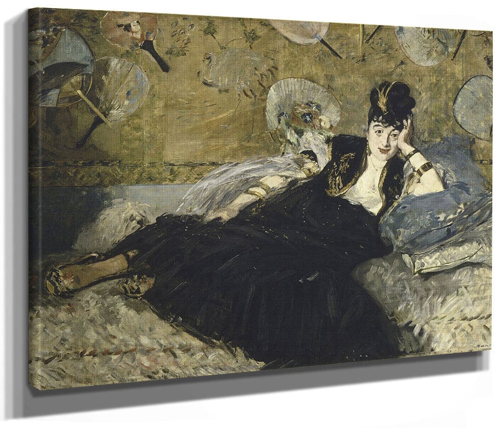 Woman With Fans By Edouard Manet Fine Art Print 2