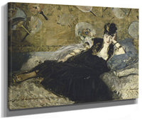 Woman With Fans By Edouard Manet Fine Art Print 2