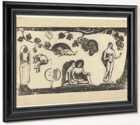 Women, Animals, And Foliage By Paul Gauguin Fine Art Print 2