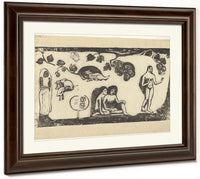 Women, Animals, And Foliage By Paul Gauguin Fine Art Print 2