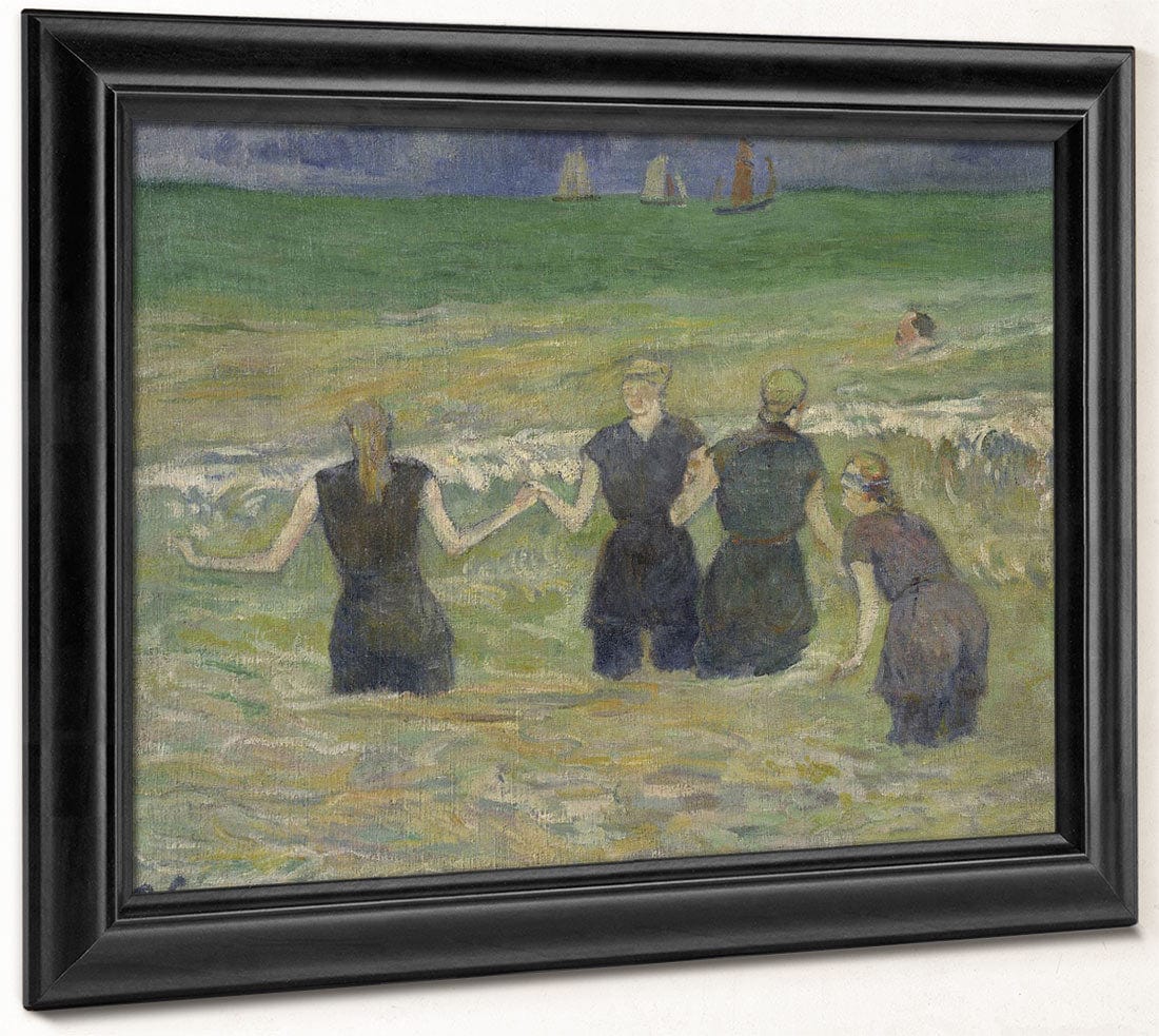 Women Bathing By Paul Gauguin Fine Art Print 2