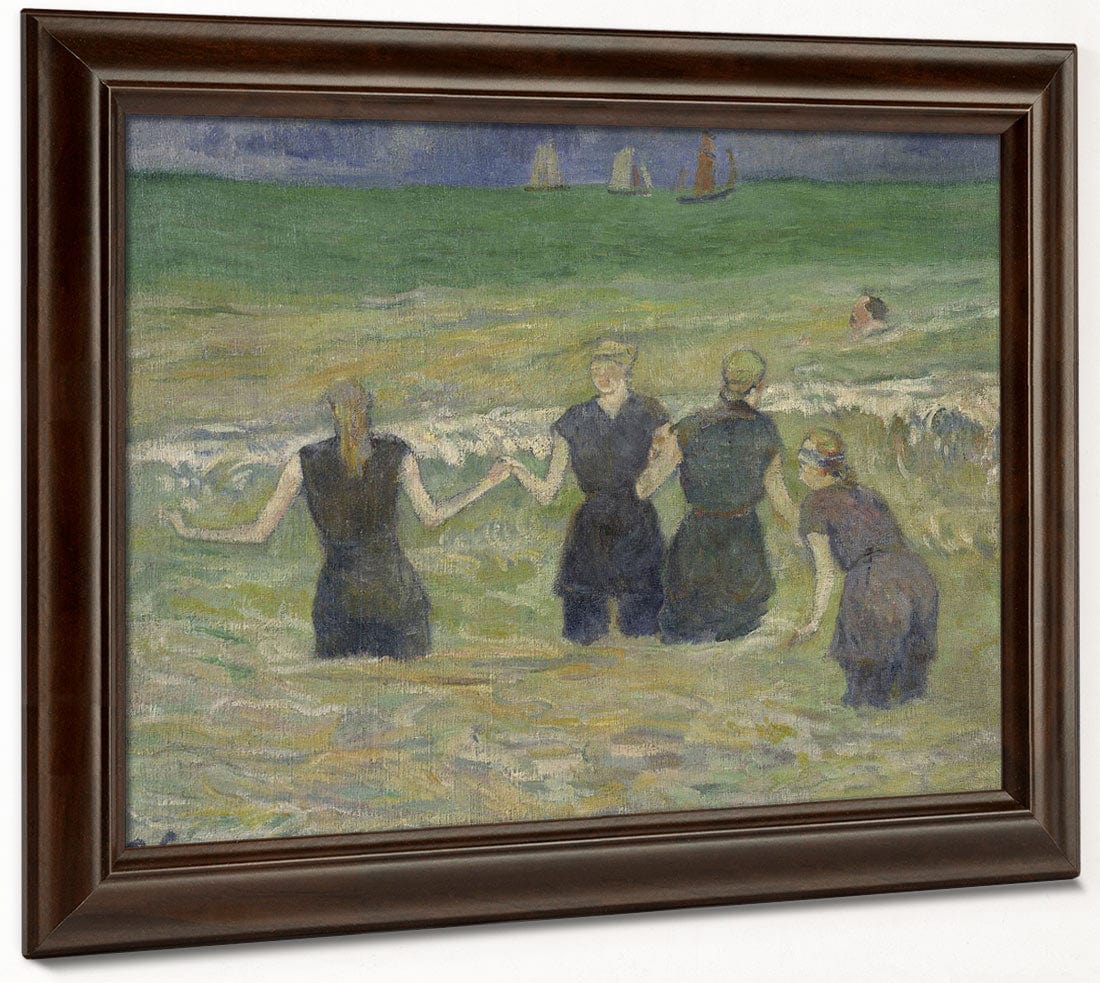 Women Bathing By Paul Gauguin Fine Art Print 2