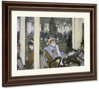 Women On A Cafe Terrace By Edgar Degas Fine Art Print 2