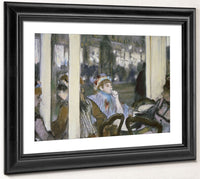 Women On A Cafe Terrace By Edgar Degas Fine Art Print 2