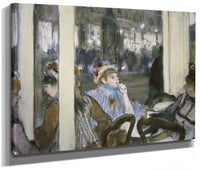 Women On A Cafe Terrace By Edgar Degas Fine Art Print 2