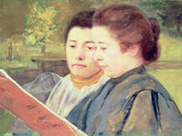 Women Reading By Mary Cassatt Fine Art Print 2