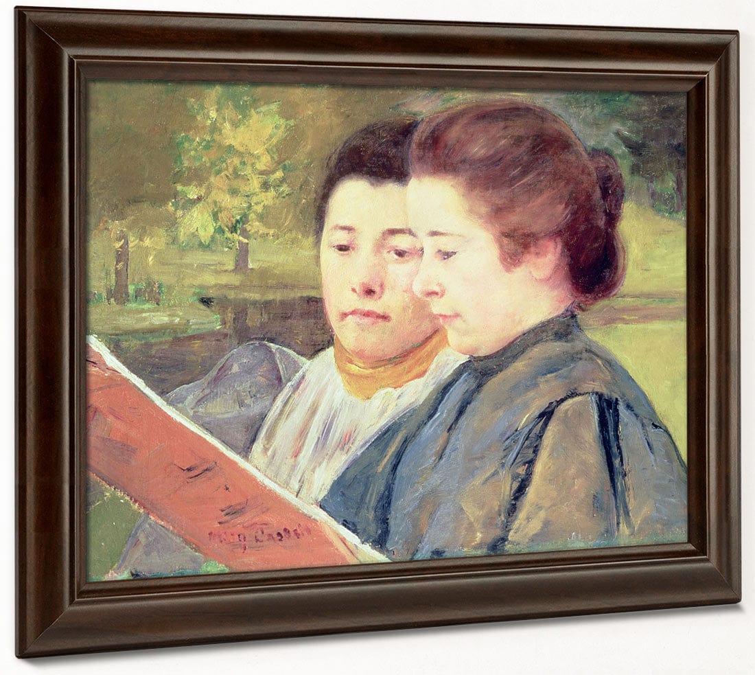 Women Reading By Mary Cassatt Fine Art Print 2