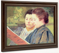 Women Reading By Mary Cassatt Fine Art Print 2
