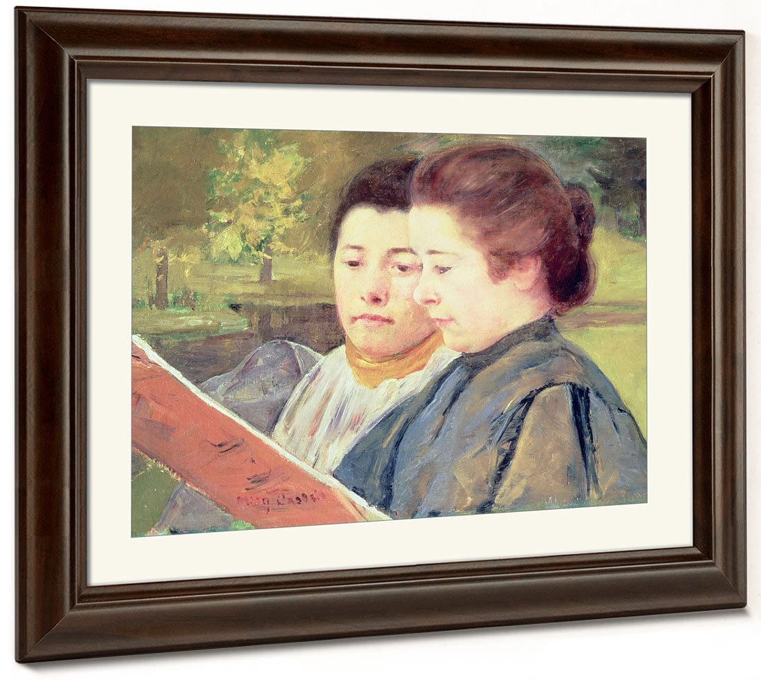 Women Reading By Mary Cassatt Fine Art Print 2