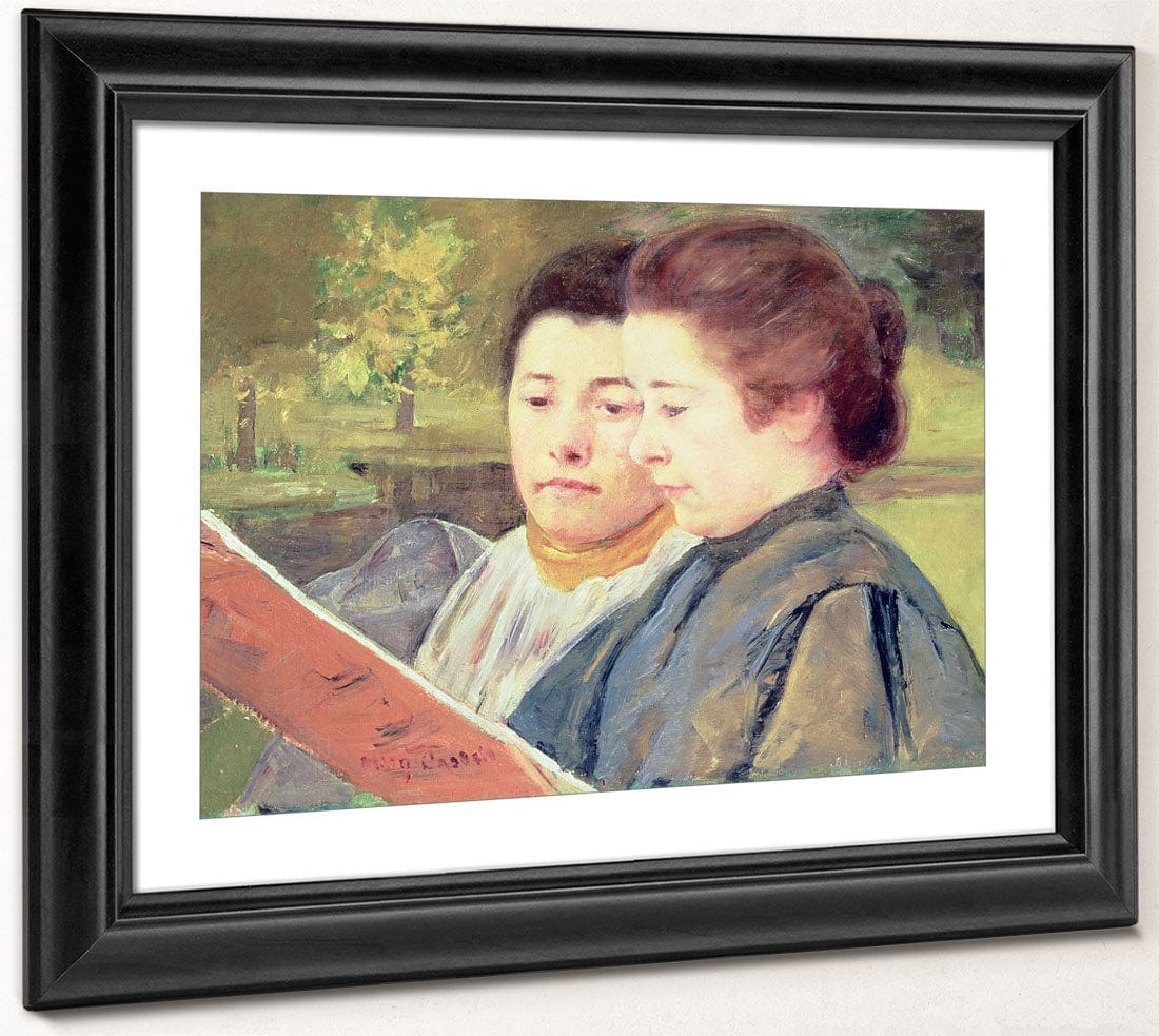 Women Reading By Mary Cassatt Fine Art Print 2