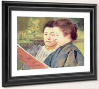 Women Reading By Mary Cassatt Fine Art Print 2