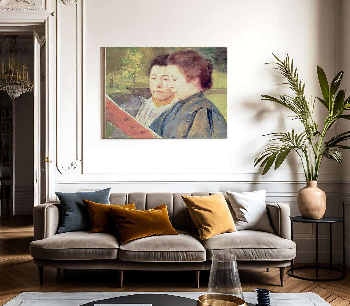 Women Reading By Mary Cassatt Fine Art Print 2