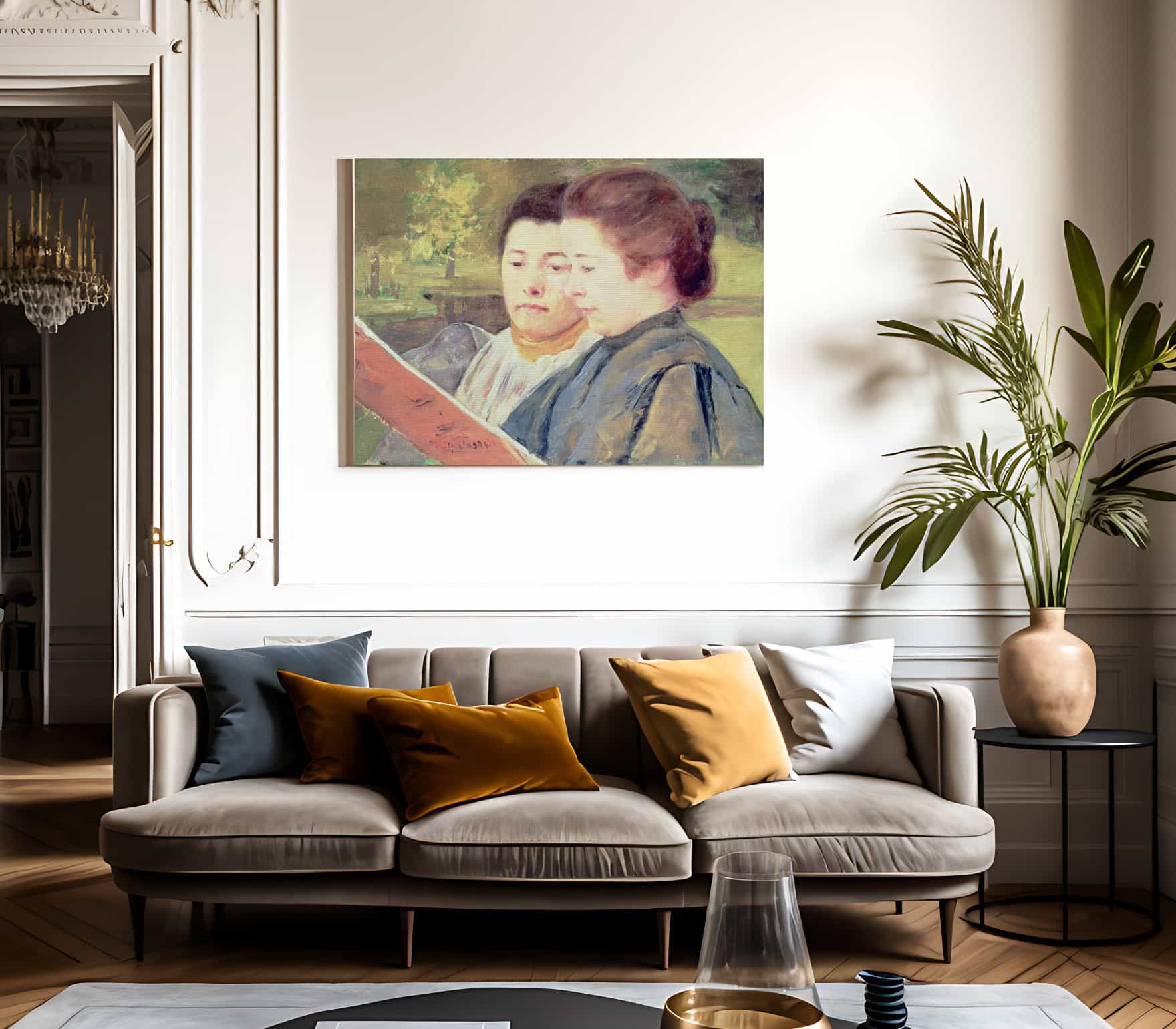 Women Reading By Mary Cassatt Fine Art Print 2