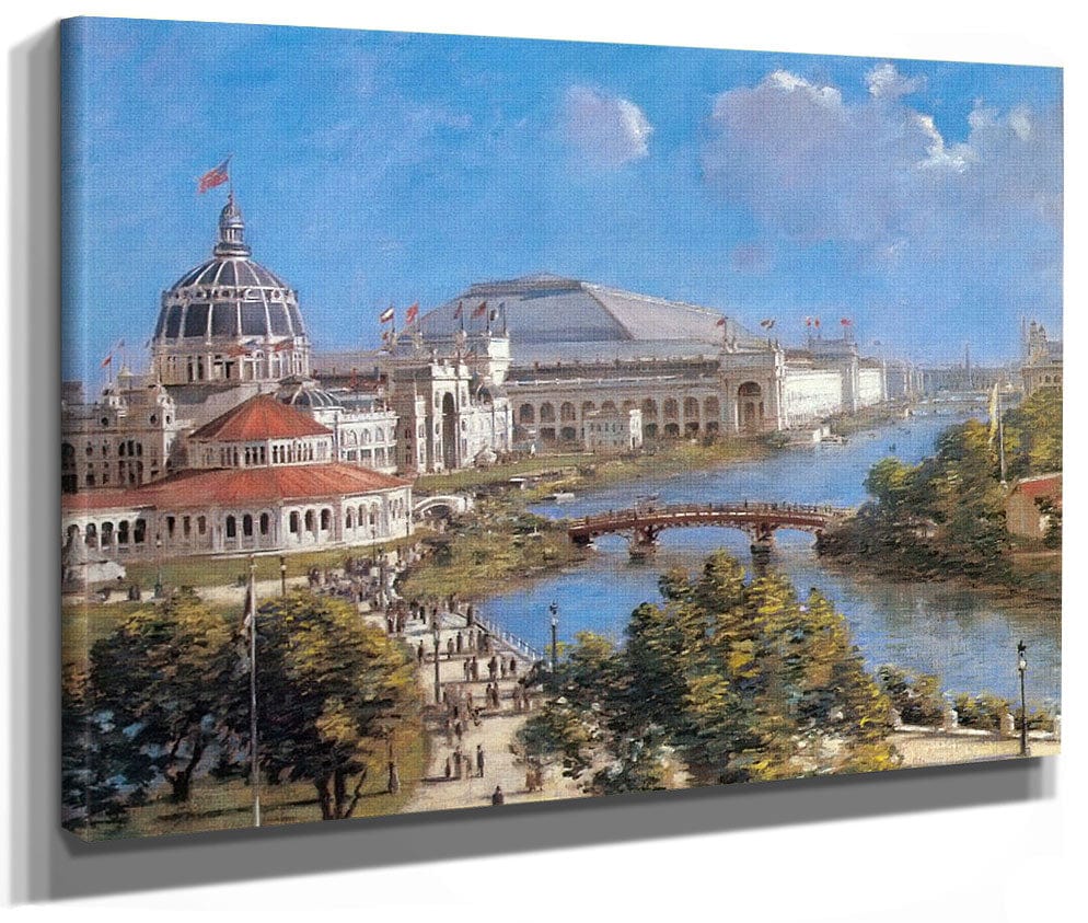 Worlds By Columbian By Exposition By Theodore By Robinson Fine Art Print 2