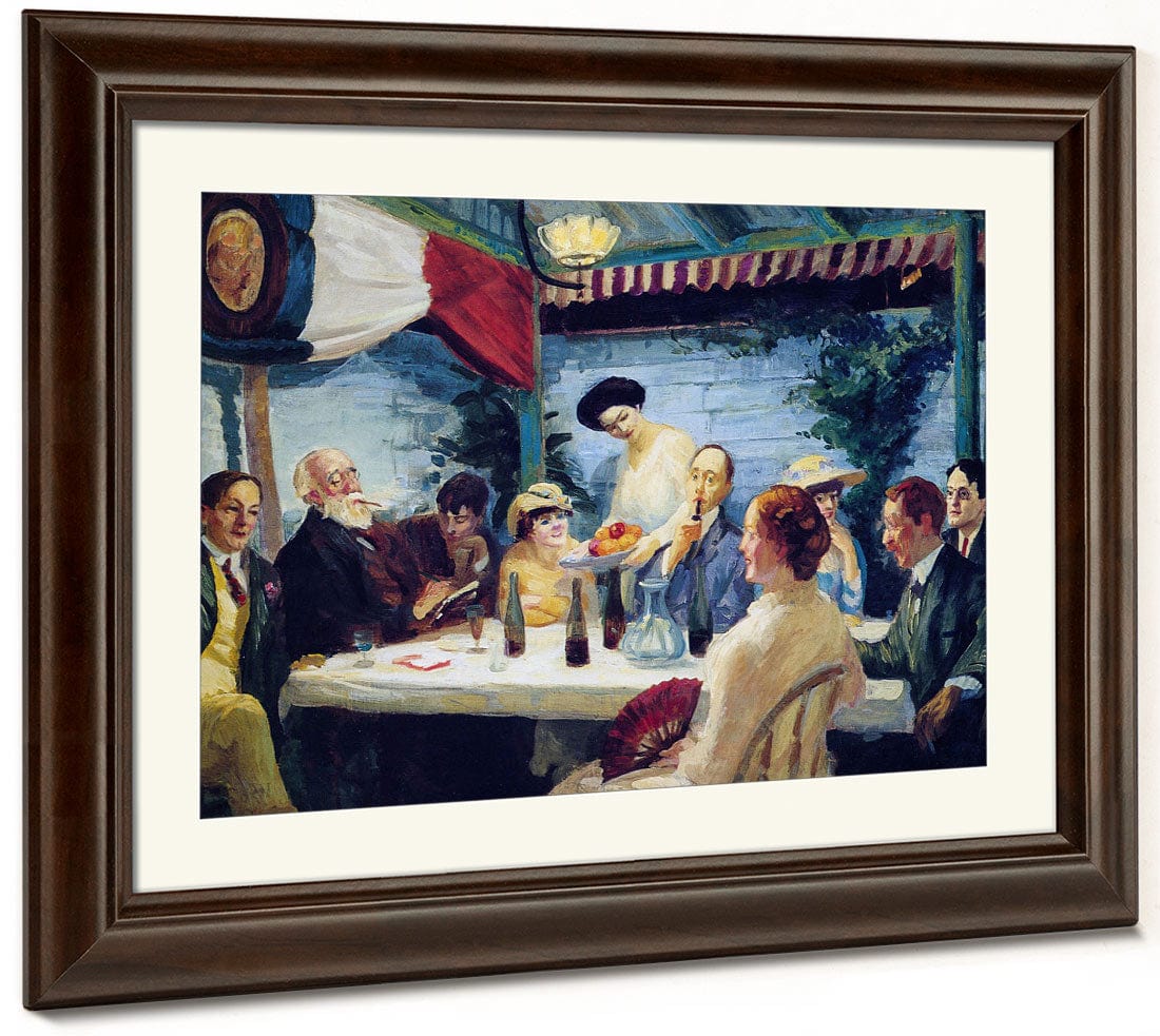 Yeats At Petitpas 1910 By John Sloan Fine Art Print 2