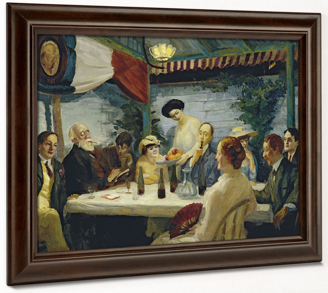 Yeats At Petitpas' By John Sloan Fine Art Print 2