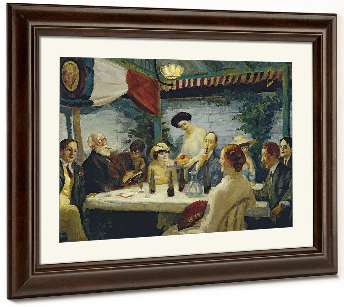 Yeats At Petitpas' By John Sloan Fine Art Print 2