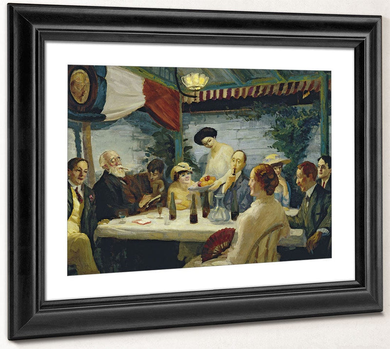 Yeats At Petitpas' By John Sloan Fine Art Print 2