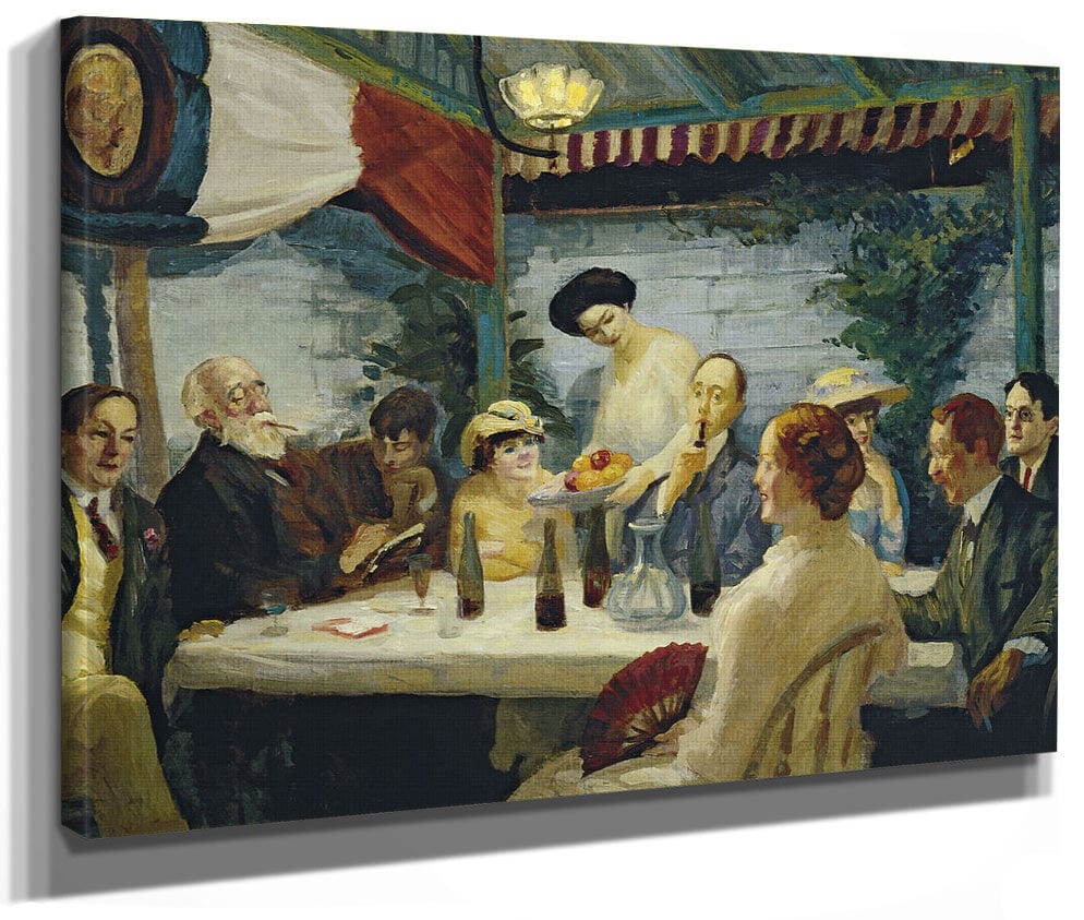 Yeats At Petitpas' By John Sloan Fine Art Print 2