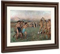 Young Spartans Exercising By Edgar Degas Fine Art Print 2