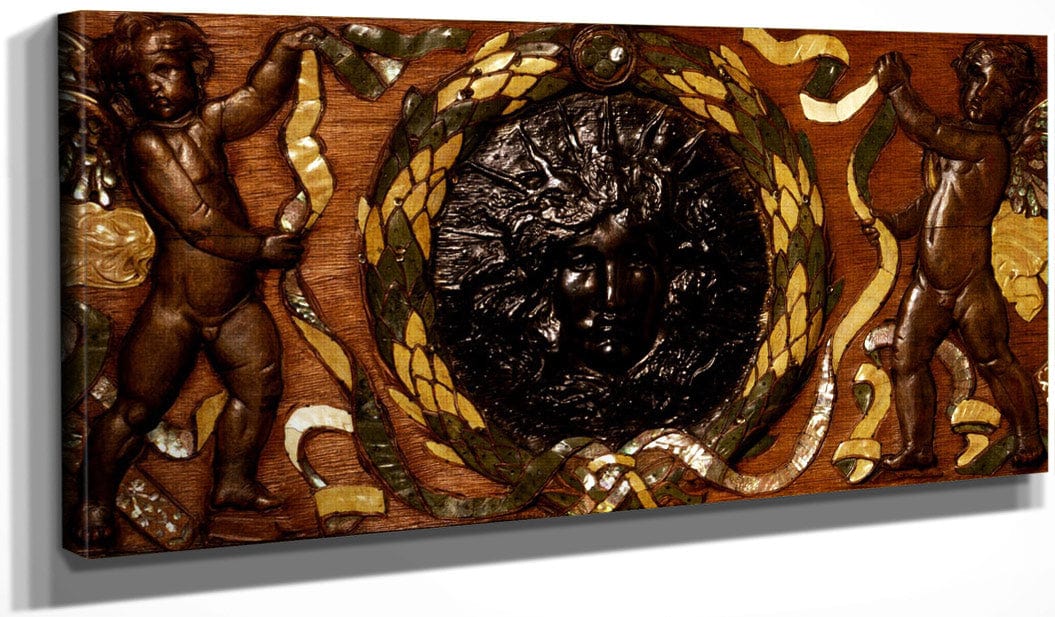 20" x 10" / Canvas Wrap Apollo With Cupids By John La Farge Fine Art Print