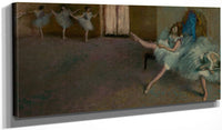 20" x 10" / Canvas Wrap Before The Ballet By Edgar Degas Fine Art Print