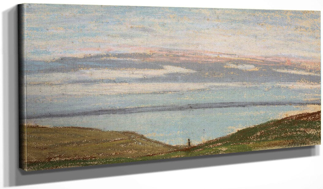 20" x 10" / Canvas Wrap Broad Landscape By Monet Claude Fine Art Print