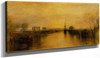 20" x 10" / Canvas Wrap Chichester Canal By Joseph Mallord William Turner Fine Art Print