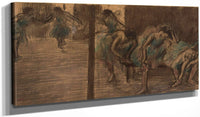 20" x 10" / Canvas Wrap Dancers In The Rehearsal Room By Edgar Degas Fine Art Print