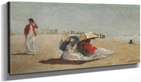 20" x 10" / Canvas Wrap East Hampton Beach, Long Island By Winslow Homer Fine Art Print