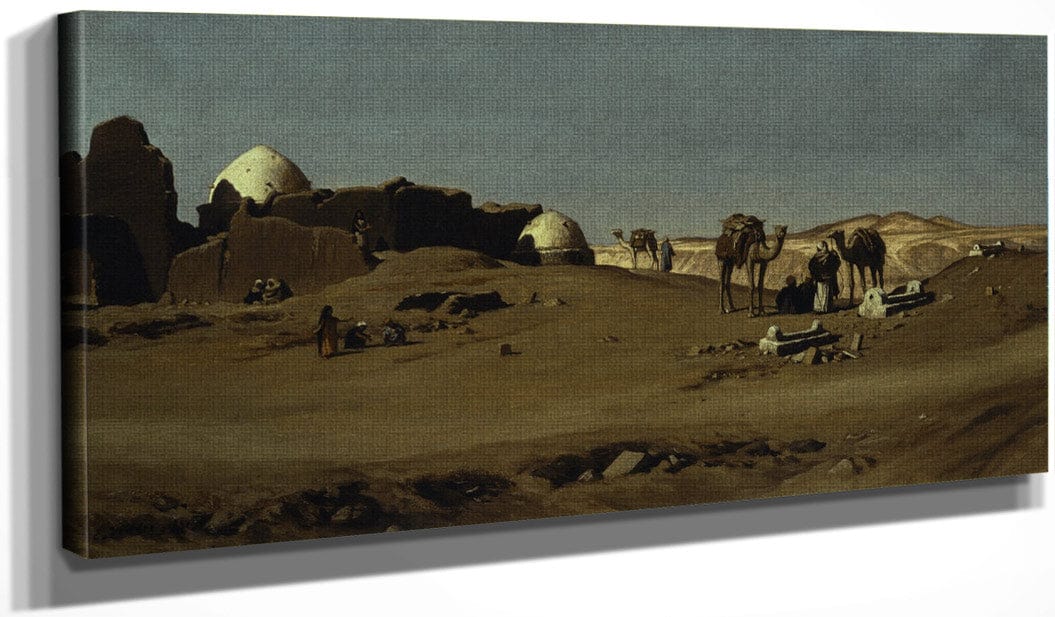 20" x 10" / Canvas Wrap Egyptian Landscape By Elihu Vedder Fine Art Print