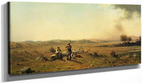 20" x 10" / Canvas Wrap Hunters Resting By Martin Johnson Heade Fine Art Print
