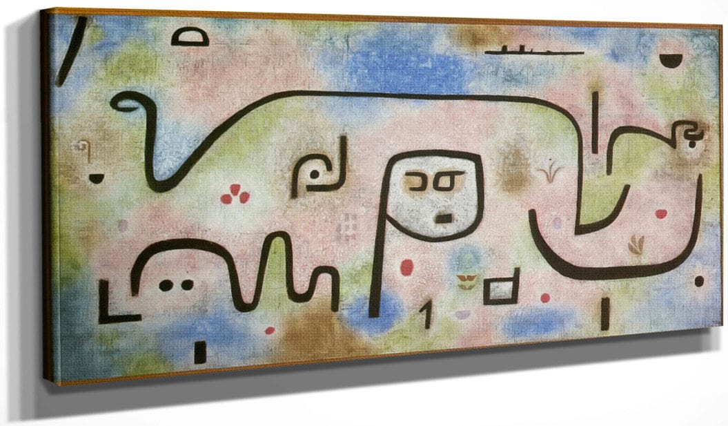 20" x 10" / Canvas Wrap Insula Dulcamara 1938 C1 (481) By Paul Klee Fine Art Print