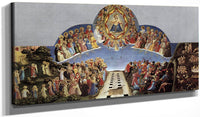 20" x 10" / Canvas Wrap Last Judgment 1431 By Fra Angelico Fine Art Print