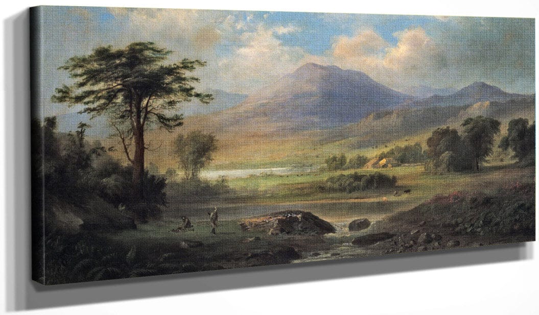 20" x 10" / Canvas Wrap Lough Leane By Duncanson Robert Fine Art Print