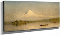 20" x 10" / Canvas Wrap Mount Rainier, Bay Of Tacoma  Puget Sound By Sanford Robinson Gifford Fine Art Print