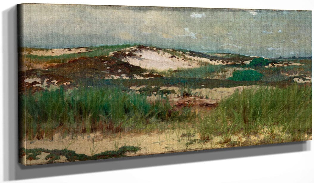 20" x 10" / Canvas Wrap Nantucket Sand Dune By Abbott Handerson Thayer Fine Art Print