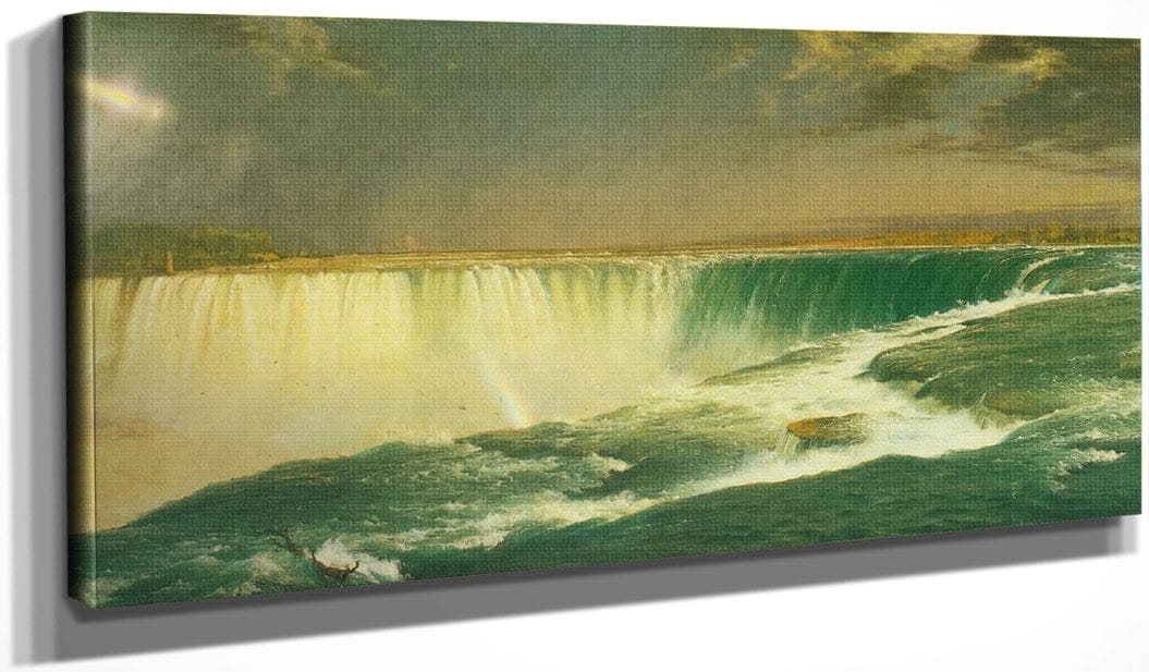 20" x 10" / Canvas Wrap Niagra By Fredric Edwin Church Fine Art Print