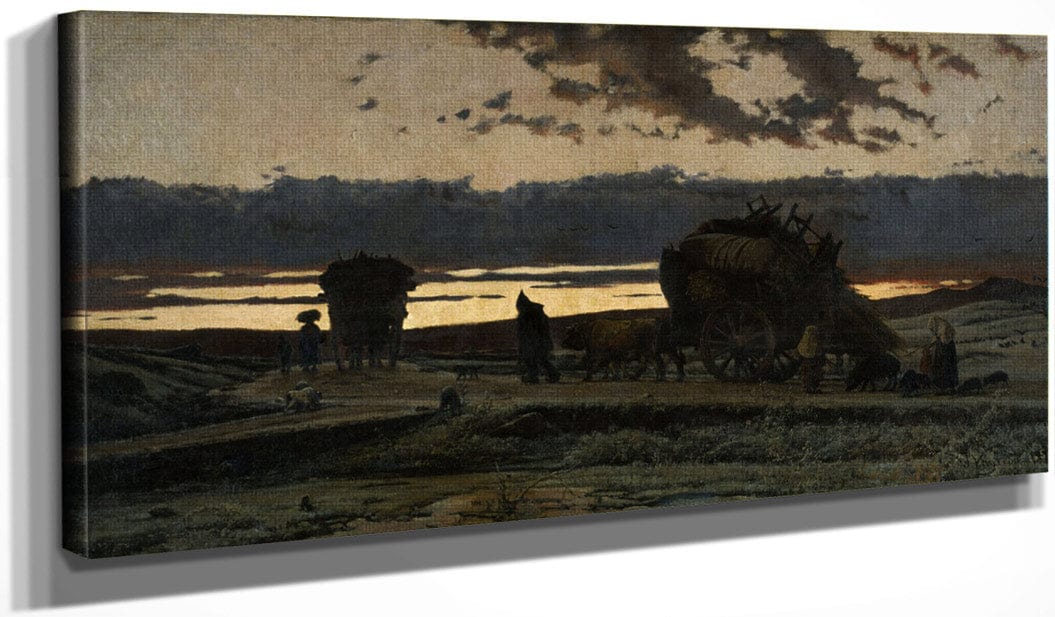 20" x 10" / Canvas Wrap Recanca By Joaquim Vayreda Vila Fine Art Print