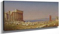 20" x 10" / Canvas Wrap Ruins Of The Parthenon By Sanford Robinson Gifford Fine Art Print
